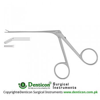 McGee Wire Bending Forceps Bent Downwards Stainless Steel, 8 cm - 3" Jaw Size 6.0 x 0.8 mm